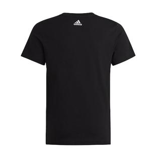 T-shirt Noir Fille Adidas Lint vue 2