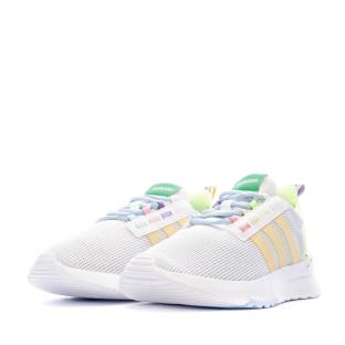Baskets Blanches Filles Adidas Racer Tr21 K vue 5