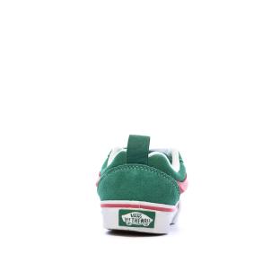 Baskets Verte/Rose Fille Vans Knu Skool vue 3