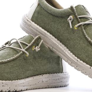Chaussures Vert Homme Hey Dude Olive vue 0
