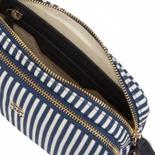 Sac à Bandoulière Marine/Beige Femme Tommy Hilfiger Poppy vue 2