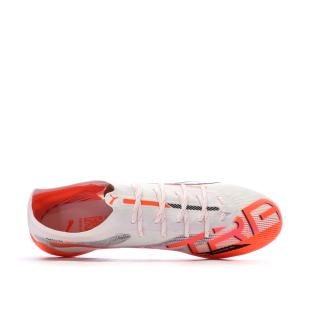 Chaussures de football Blanches/Orange Homme Puma Ultra 5 Ultimate vue 0