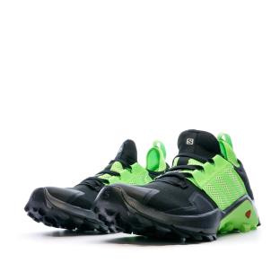 Chaussures de Trail Noir/Vert Homme Salomon Madcross vue 6