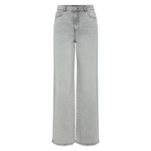 Jean Loose Gris Femme Pieces Elma pas cher