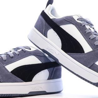 Baskets Blanches/Noires/Bleu Mixte Puma Caven 2.0 vue 0