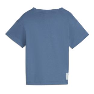 T-Shirt Bleu Garçon Puma X Playmobil vue 0