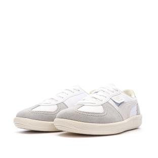 Baskets Blanche/Grise Fille Puma Palermo Moda Vintage vue 0