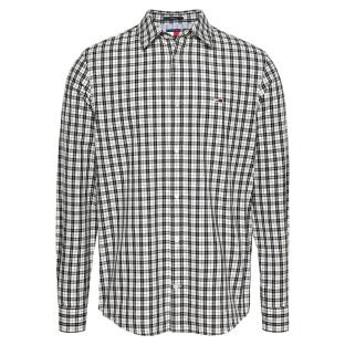 Chemise Noir/Blanc à Carreaux Homme Tommy Hilfiger Night pas cher