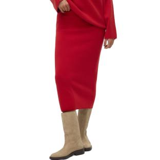 Jupe Rouge Femme Vero Moda Gold Pinstripe vue 0