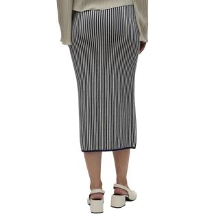 Jupe Marine à Rayures Femme Vero Moda Gold Pinstripe vue 0