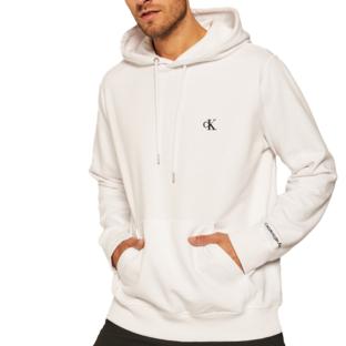 Sweat Blanc Homme Calvin Klein Jeans Essential pas cher