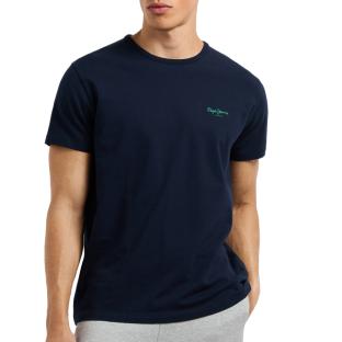 T-Shirt Marine Homme Pepe jeans Original Basic 3 vue 0
