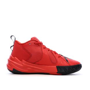 Chaussures de Basketball Rouge/Jaune Mixte Puma Scoot Zeros Retro vue 2