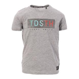 T-shirt Gris Garçon Teddy Smith Max pas cher