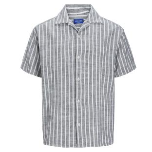 Chemisette Rayures Grises/Blanches Homme Jack & Jones Cabana vue 3