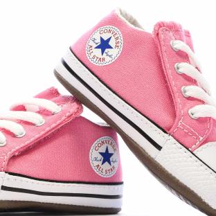 Baskets Rose Bébé Converse Cribster vue 7