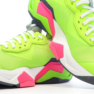 Baskets Jaune Fluo Homme Adidas Rapidmove Adv 2 Trainer vue 0