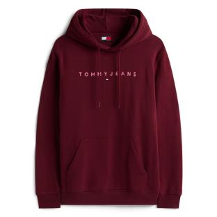Sweat Bordeaux Homme Tommy Hilfiger Linear Logo vue 3