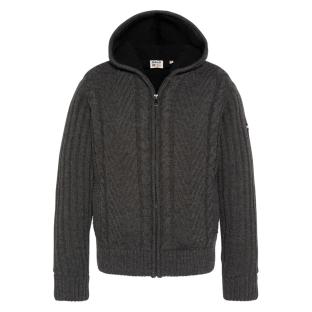 Veste en Sherpa Zippé GriseHomme Schott PLENZO pas cher