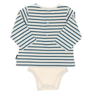 Body t-shirt Turquoise/Beige Garçon EOM Vabody vue 2