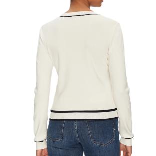 Pull Écru Femme Morgan Bicolore vue 0