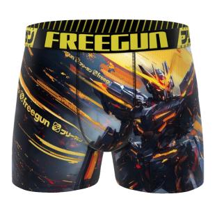 Boxer Noir/Jaune Garçon Freegun Monstre vue 0