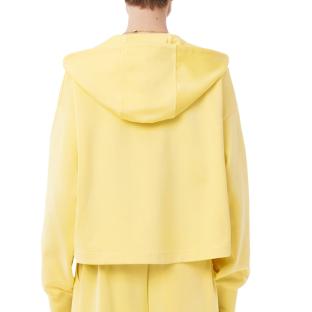 Sweat Jaune Femme Lacoste Runway Oversized vue 0