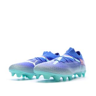 Chaussures de Foot Bleues Homme Puma Future 7 Pro FG/AG vue 6