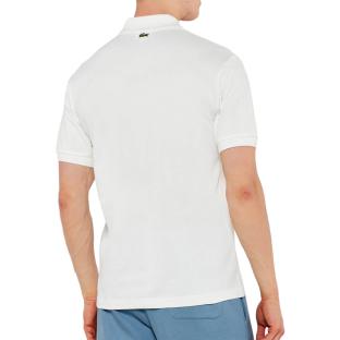 Polo Blanc Cassé Homme Lacoste L1212 Printed vue 0