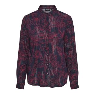 Chemise Marine/Rose Femme Pieces Nirinda pas cher