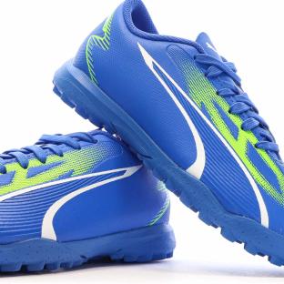 Chaussures de Football Bleu Garçon Puma Ultra Play 107533 vue 7