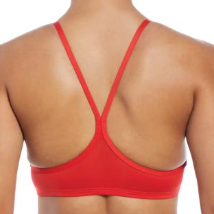 Haut de maillot de bain Orange Femme Nike Racerback312 vue 2