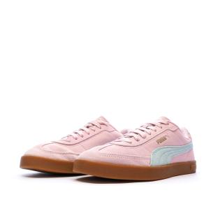 Baskets Rose/Turquoise Femme Puma Club Ii Era Suede vue 6