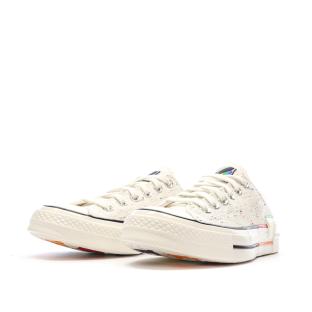 Baskets Blanches Mixte Converse Chuck 70 A06030C vue 6