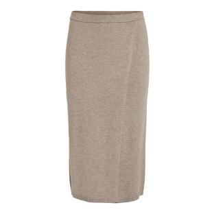 Jupe Portefeuille Beige Femme Vila Plain pas cher