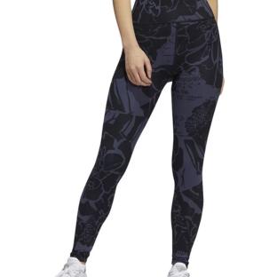 Legging Gris/Noir Femme Adidas Flower HD4458 vue 0