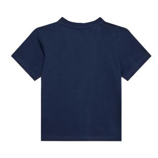 T-shirt Marine Garçon Adidas Trefoil HK7503 vue 2