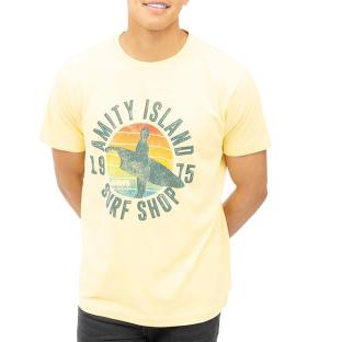 T-Shirt Jaune Homme Jaws Amity Surf Shop vue 0