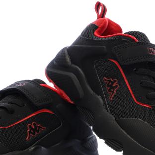 Baskets Noires/Rouge Garçon Kappa Logo Safir 2 vue 0
