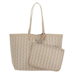 Sac Cabas Beige Clair Femme Lacoste Zely vue 0