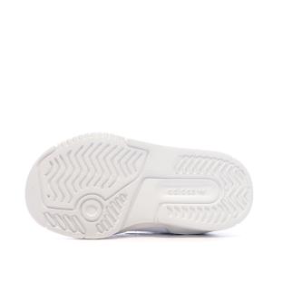 Baskets Blanches/Grises Garçon Adidas Drop vue 5