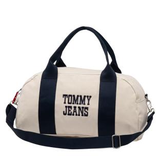 Tommy Hilfiger Tjm Bold Varsity Men’s Beige/Navy Sports Bag Photo of the Espace des Marques %store% store - view of %key%