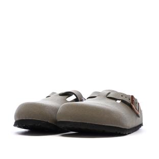 Sabots Marron Enfant Birkenstock Boston vue 0