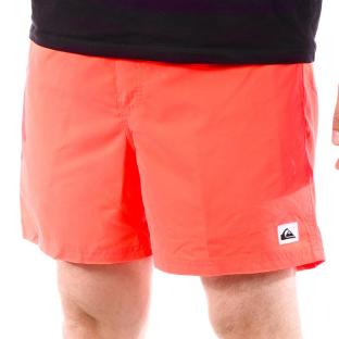 Short de Bain Orange Fluo Homme Quiksilver Solid 15 vue 0