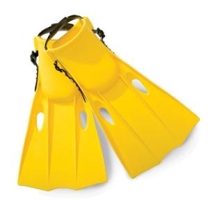 Aletas amarillas unisex para adultos Intex Palme ver 0