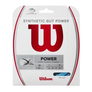 Cordage Bleu Wilson Sensation 16 Synthetic Gut Power vue 0