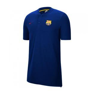 FC Barcelone Polo Marine Nike 2020/2021 pas cher