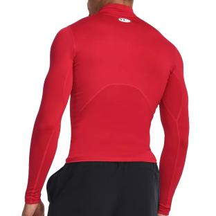 T-shirt Rouge Homme Under Armour Comp Mock vue 2