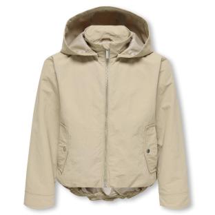Parka beige para niña ONLY Kogbealo ver 0