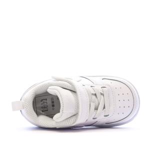 Baskets Blanches Garçon Nike Court Boroughs vue 4